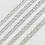 Load image into Gallery viewer, V36SS. Sterling Silver Double Curb Chain
