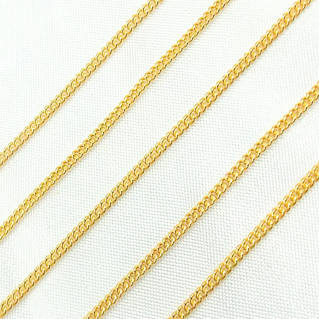 14K Gold Filled Curb Chain.