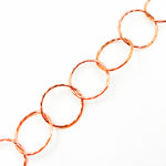 Load image into Gallery viewer, Y96RGP. Rose Gold Plated Sterling Silver Diamond Cut Round Link Chain
