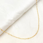 Load image into Gallery viewer, 03014575RL. 14K Solid Gold Rhomb Link Necklace
