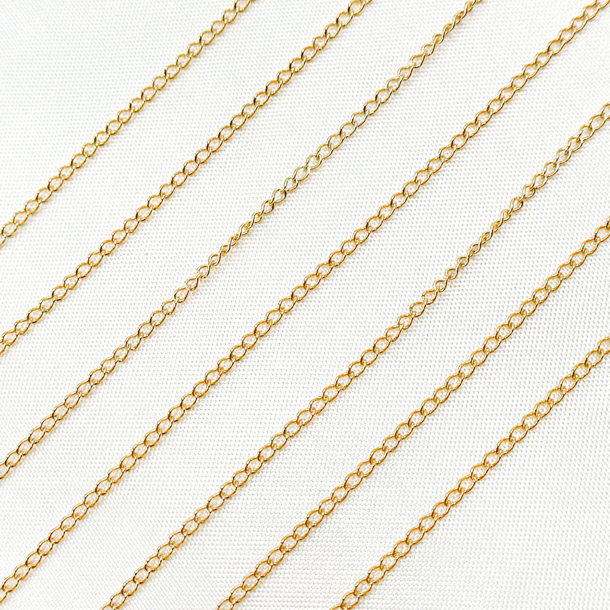 14K Gold Filled Curb Chain
