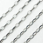 Load image into Gallery viewer, Oxidized 925 Sterling Silver Oval Link Chain. 606OX
