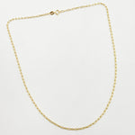 Load image into Gallery viewer, 058FLCL218K. 18K Solid Yellow Gold Paperclip Link Chain
