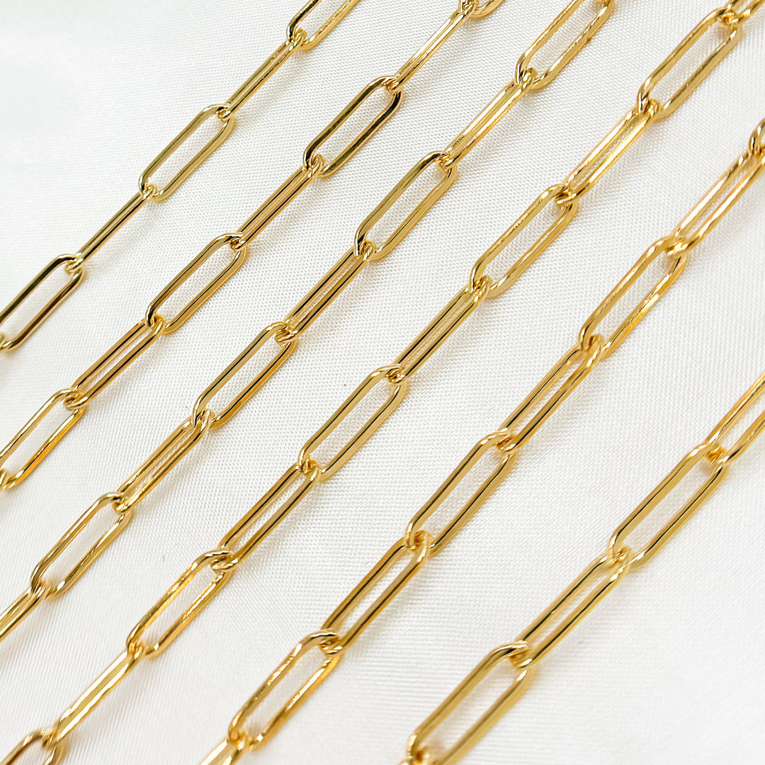 4002FGF. 14K Gold Filled Flat Paperclip Chain