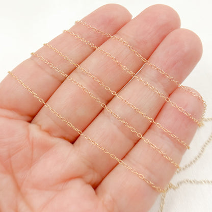 14K Gold Filled Cable Chain