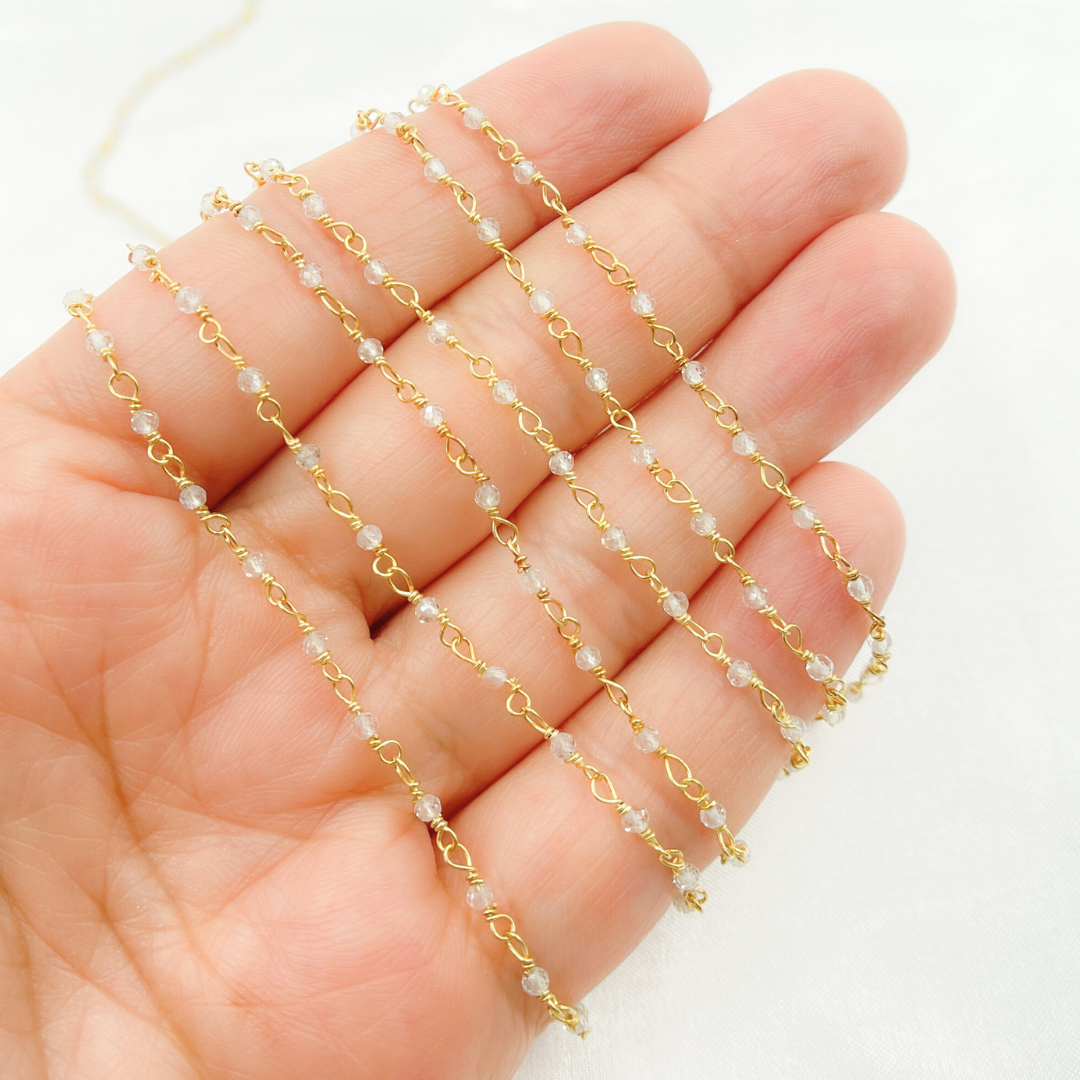 White Topaz Wire Chain