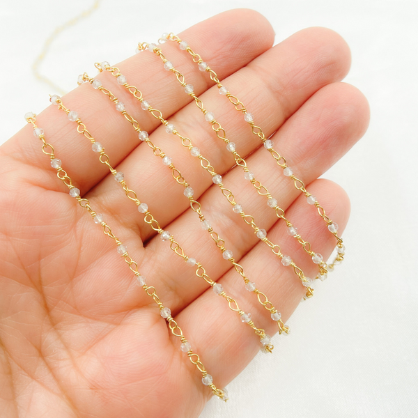 White Topaz Wire Chain