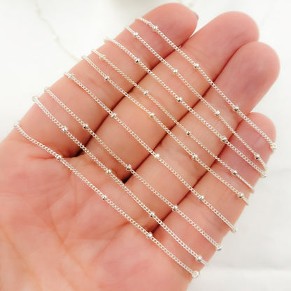 Sterling Silver Satellite Chain