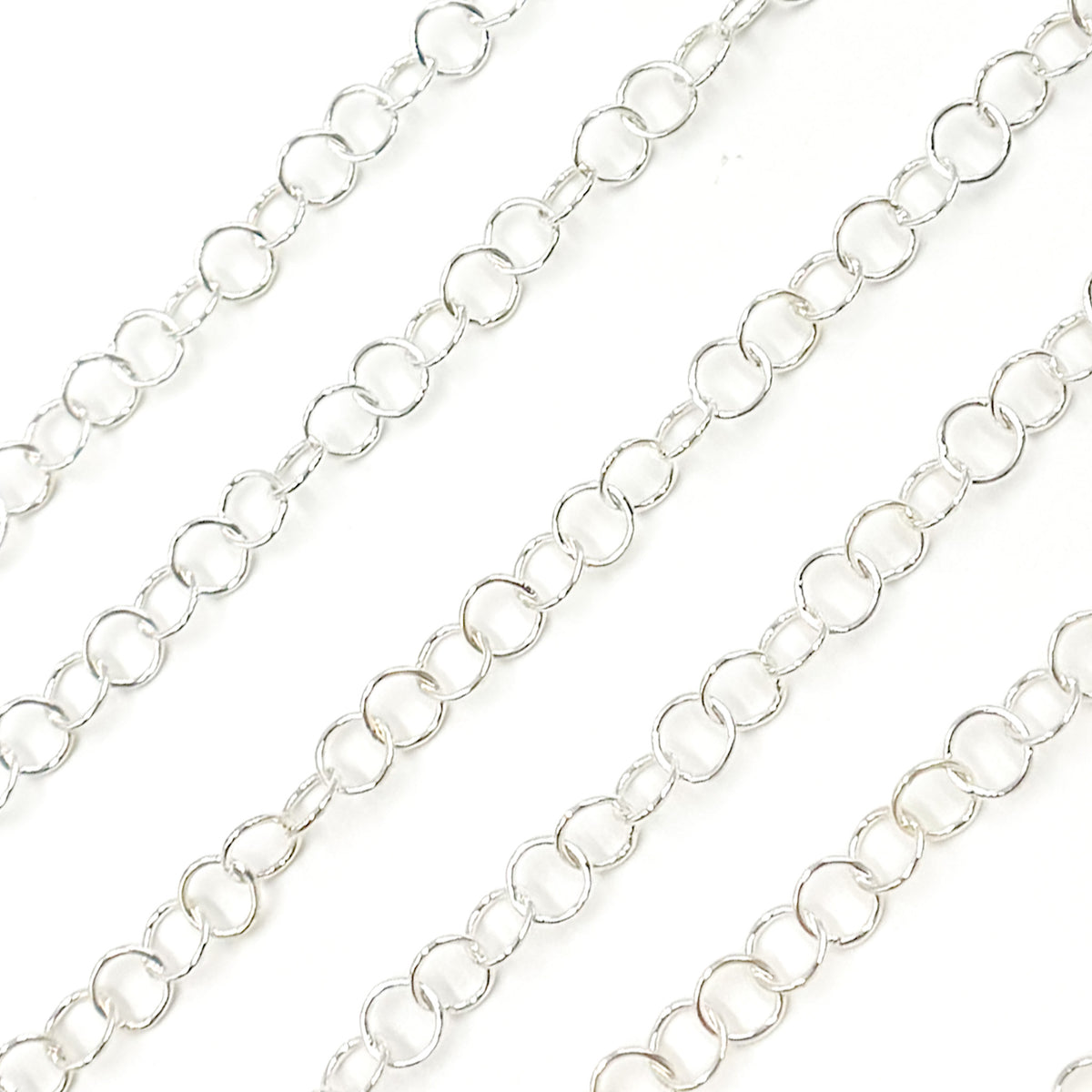 Sterling Silver Smooth Round Link Chain
