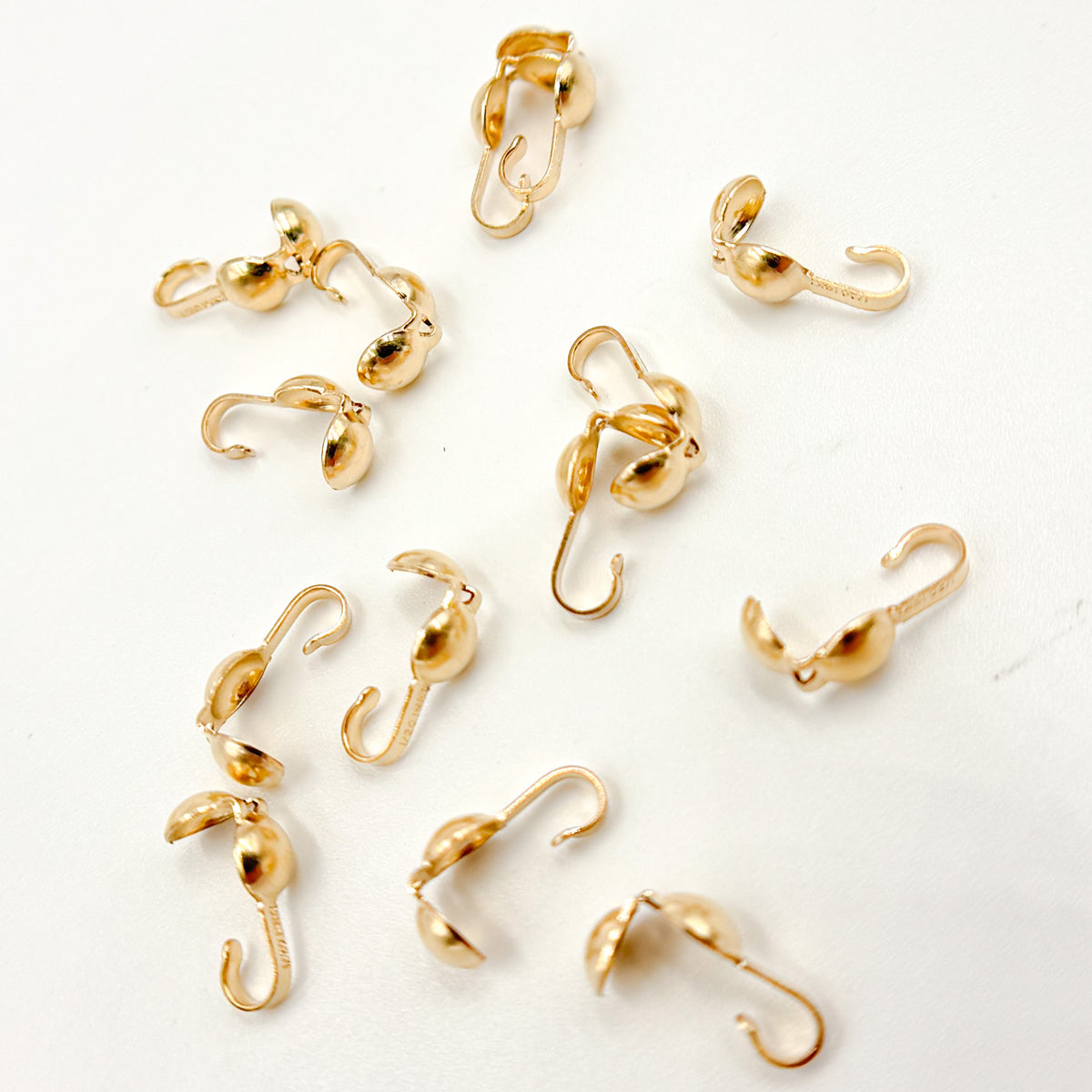 Gold Filled Clamshell Bead Tip