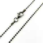 Load image into Gallery viewer, Black Rhodium Bead Necklace
