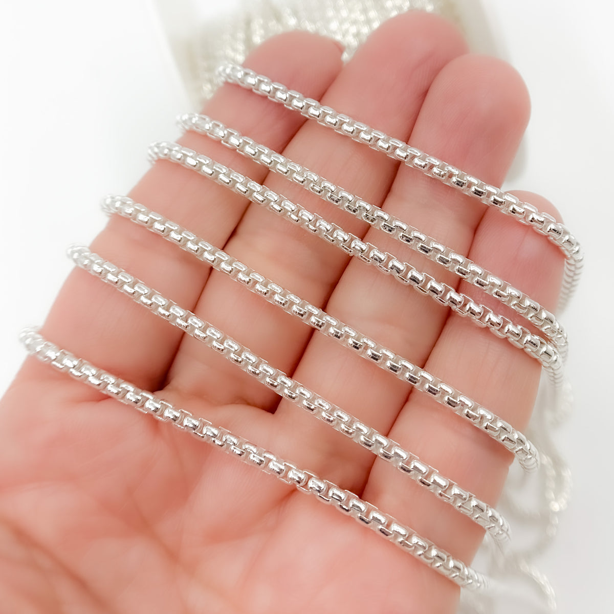 Sterling Silver Smooth Box Chain