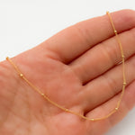 Load image into Gallery viewer, 14K Gold-Filled Satellite Ball Finished Necklace
