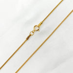 Load image into Gallery viewer, 14k Gold Filled Box Finished Necklace. 942SR
