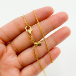 Load image into Gallery viewer, TRE004. 14k Solid Yellow Gold Wheat Chain