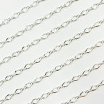 Load image into Gallery viewer, 274SS. Sterling Silver Oval and Infinity Link Chain