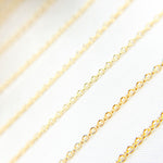 Load image into Gallery viewer, 035R08LGbyFt. 14K Solid Gold Cable Chain
