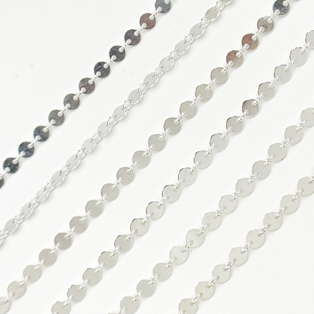 Sterling Silver Disc Chain