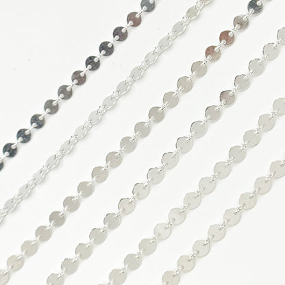 Sterling Silver Disc Chain