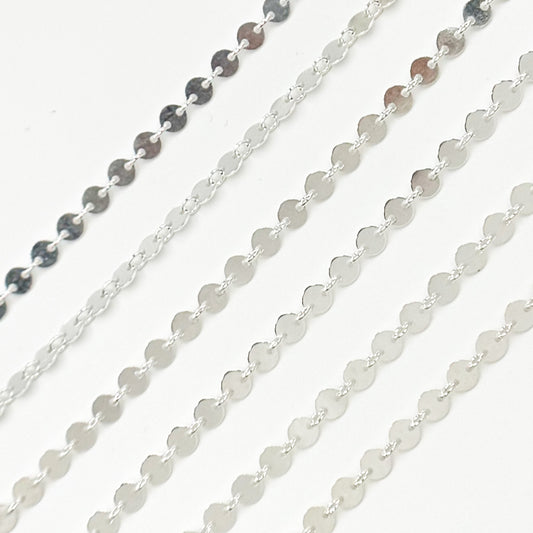 Sterling Silver Disc Chain