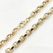Solid Hollow Gold Cable Link Chain