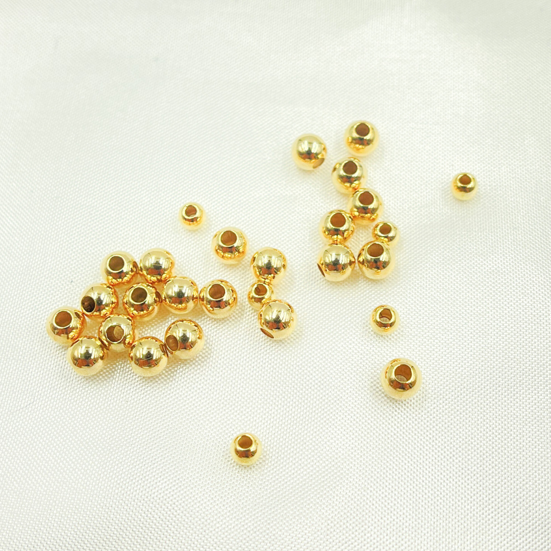 2925SB60H18. 14k Gold Filled Seamless Beads 6mm