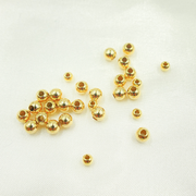 6MM Gold Filled Seamless Beads
