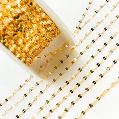 14k Gold Filled Flat Marina Link Chain