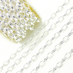 Load image into Gallery viewer, V23SS. Sterling Silver Smooth Oval Link Chain