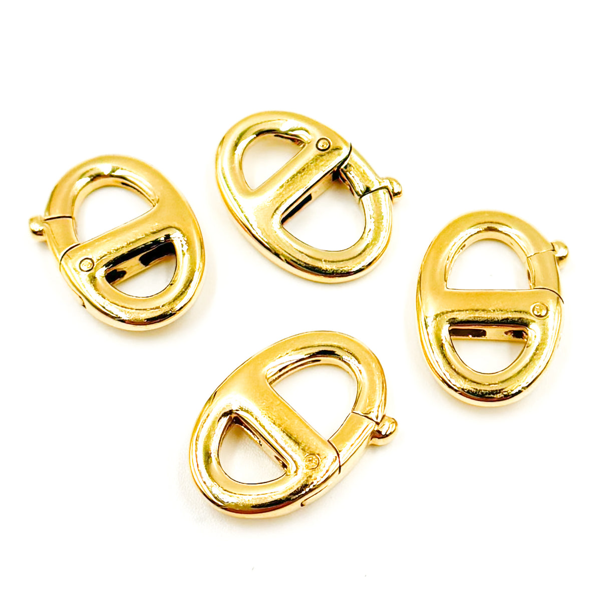 17MM Gold-plated Sterling Silver Marina Clasp