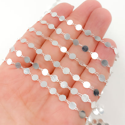 Sterling Silver Disc Chain