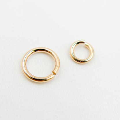 JRC1RGP. 5MM 20Gauge Close Rose Gold Plated Jump Ring