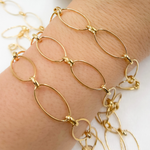 Load image into Gallery viewer, V153GP. Gold Plated 925 Sterling Silver Oval Link Chain