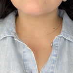 Load image into Gallery viewer, 025R02E0T. 14k Solid Yellow Gold Smooth Round Bars Link Chain
