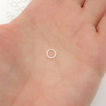 Load image into Gallery viewer, White Twisted Close Jump Ring