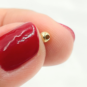 3MM Gold Filled Seamless Beads