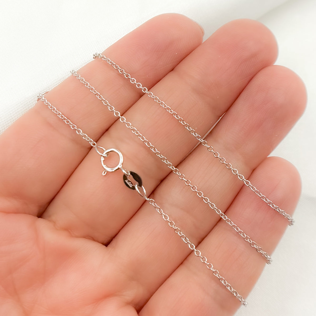 14K Solid Gold Cable Chain