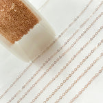 Load image into Gallery viewer, 1020FRGF. Rose Gold Filled Flat Cable Chain
