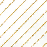 Load image into Gallery viewer, V316GF. 14K Gold Filled Twisted Singapore Unfinished Chain