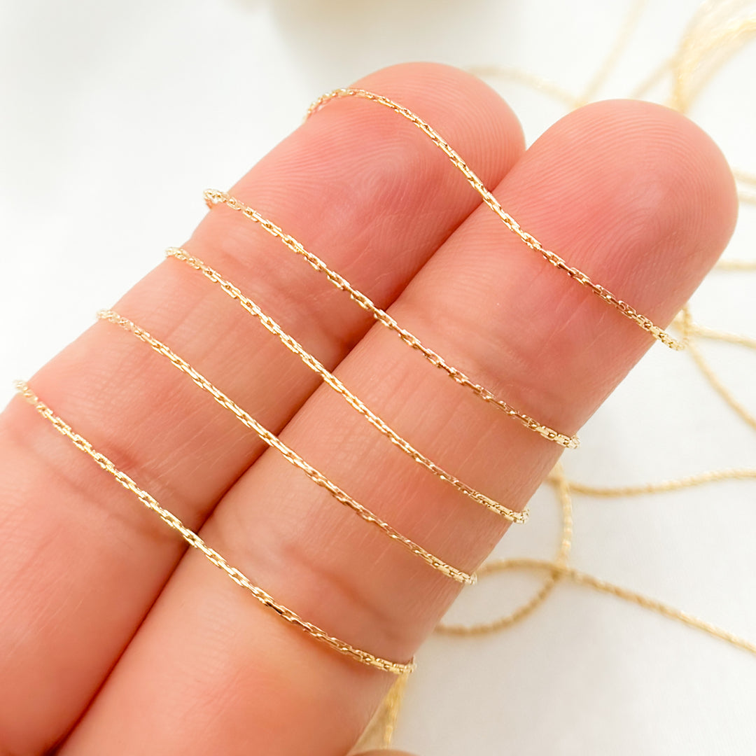 1285GF. 14K Gold-Filled Dainty Snake Chain