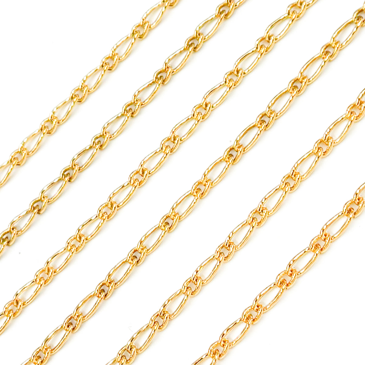 14K Yellow Gold Filled Figaro Style Chain