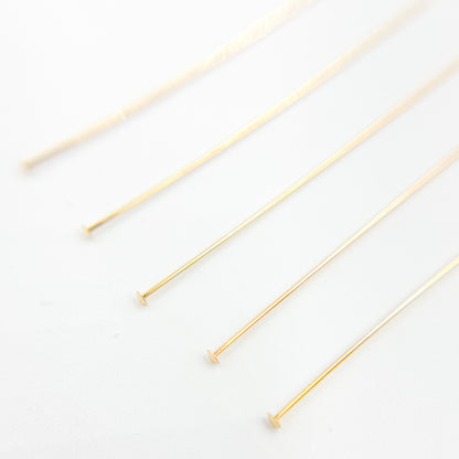 Gauge Gold-filled Flat 1.5 Inch Headpin