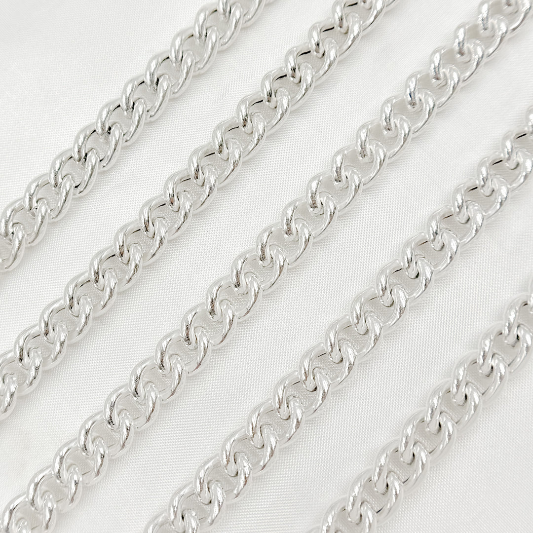 Y4SS. Sterling Silver Curb Link Chain