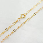 Load image into Gallery viewer, 1175GF. 14K Gold-Filled Flat Marina and Cable Links Necklace.
