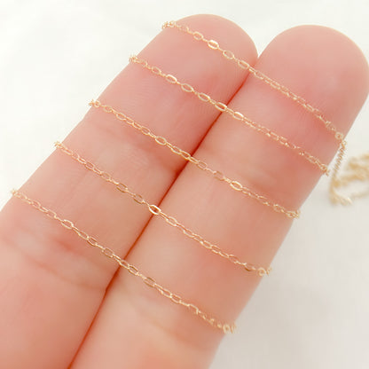14K Gold Filled Cable Chain