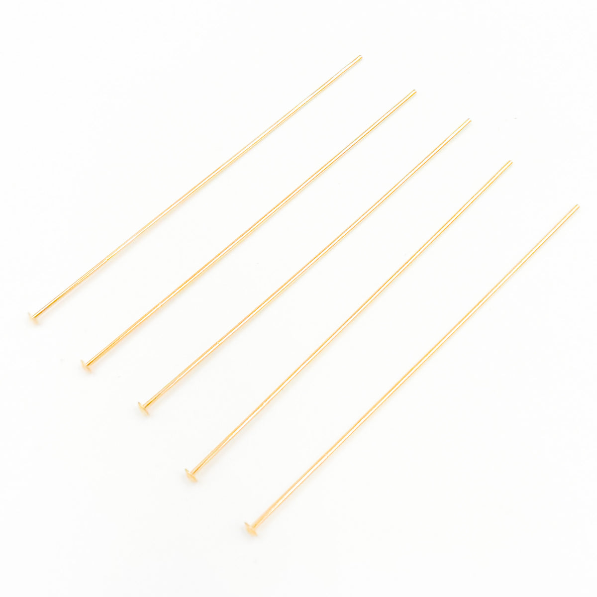 22 Gauge Gold-filled Flat 2 Inch Headpin