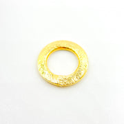 10MM Gold Plated Sterling Silver Ring Connector