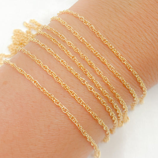 Gold Filled Rope Chain