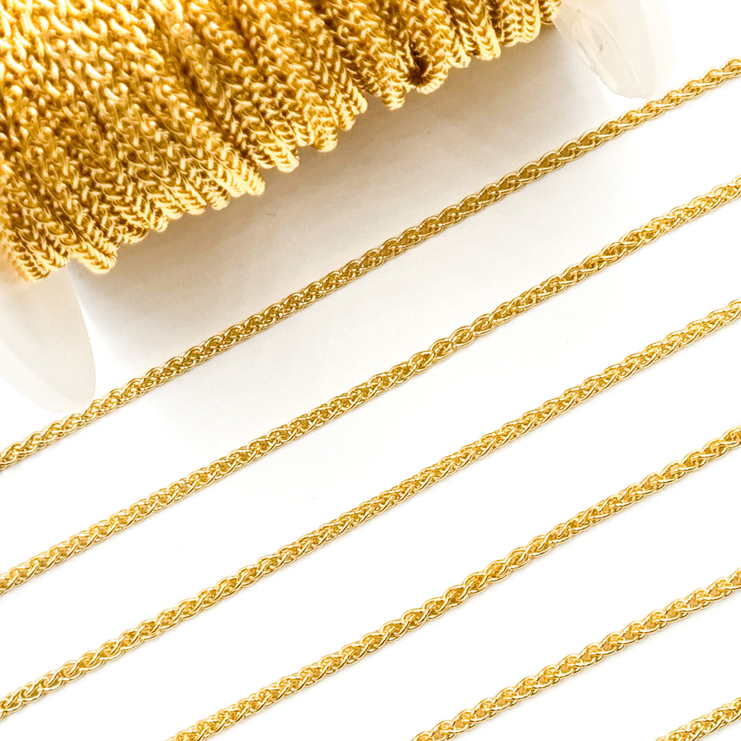 14k Gold Filled Wheat Chain