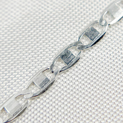 Sterling Silver Flat Marina Chain